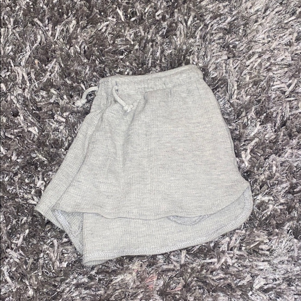 comfy grey lounge shorts